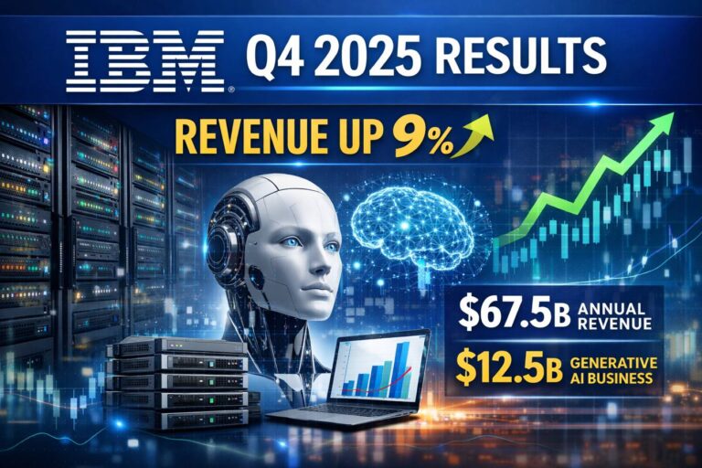 IBM Q4 Results 2025: Revenue Jumps 9% as Software, Infrastructure Drive Growth