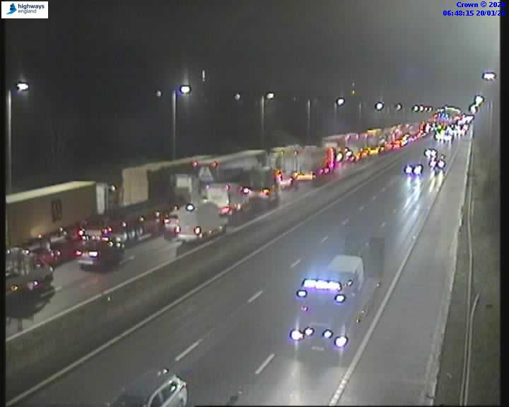 M62 Closed Near Huddersfield After Roadworks Machinery Breaks Down, Causing Major Delays