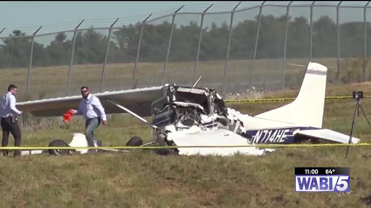 Bangor Airport Closed After Private Jet Crashes During Takeoff