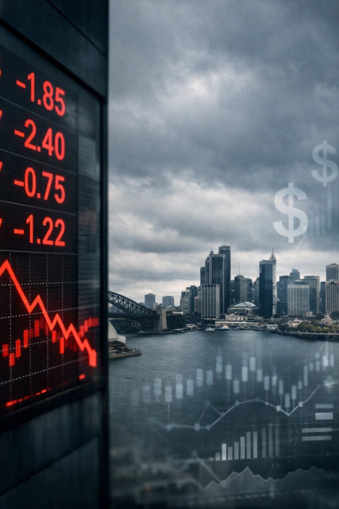 Inflation Shock Hits Australia: ASX Slips as RBA Rate Hike Looms