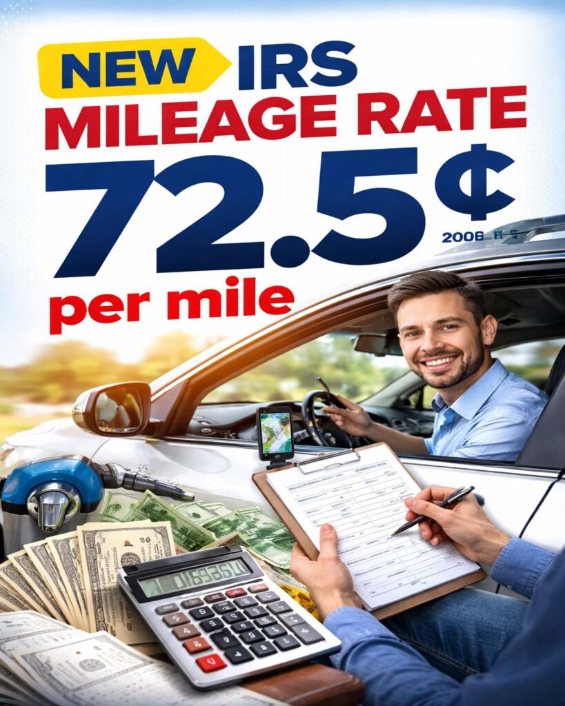 New IRS Mileage Rate Explained: What 72.5 Cents a Mile Means for Drivers