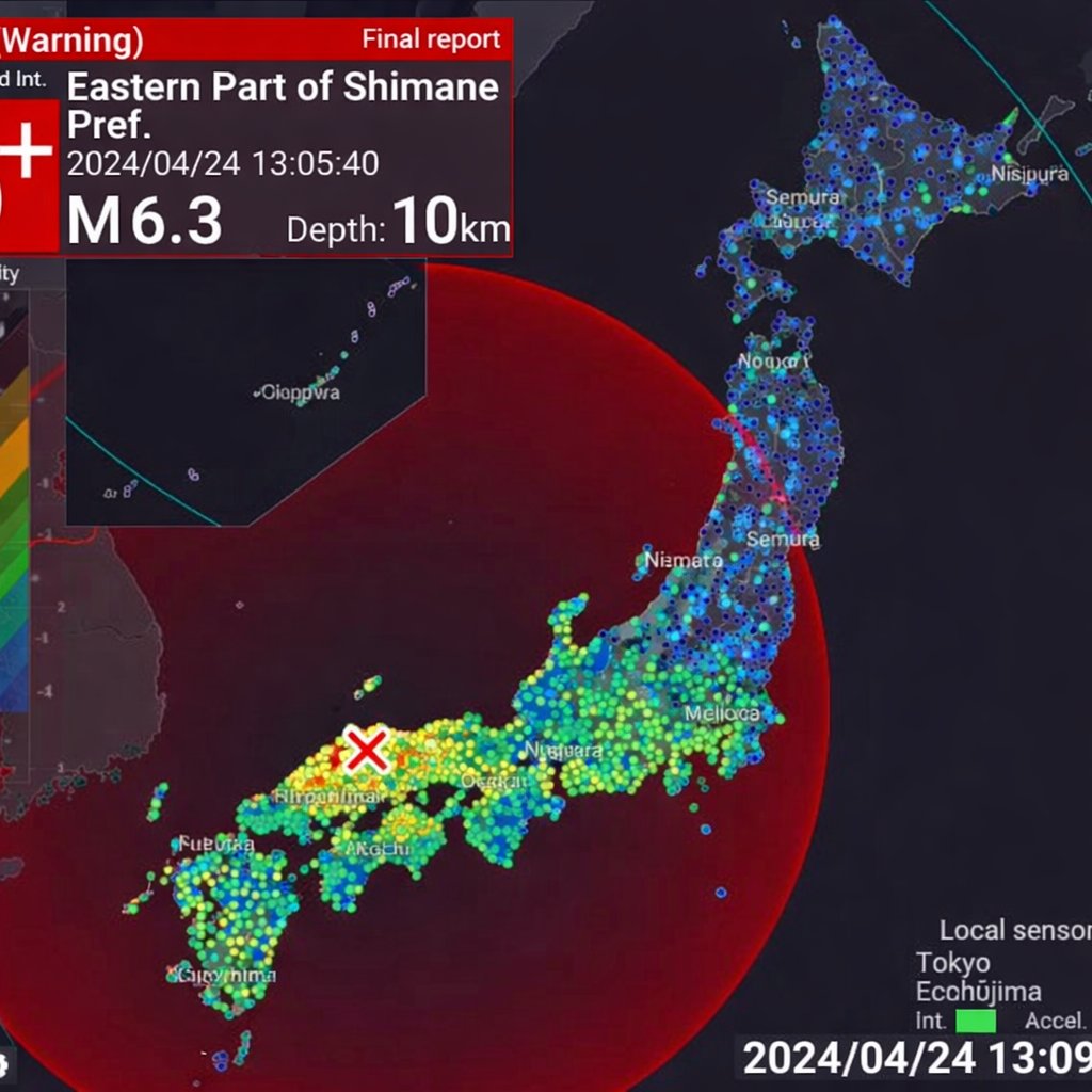 Japan Earthquake Shakes Western Regions, Trains Halted and Buildings Damaged