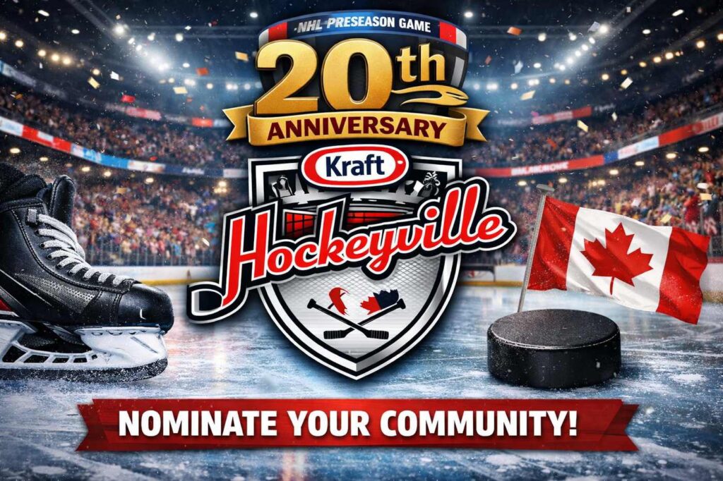 Kraft Hockeyville Canada Opens Nominations for 20th Anniversary