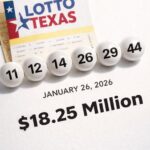 Lotto Texas Winning Numbers for January 26, 2026 — Jackpot Worth $18.25 Million