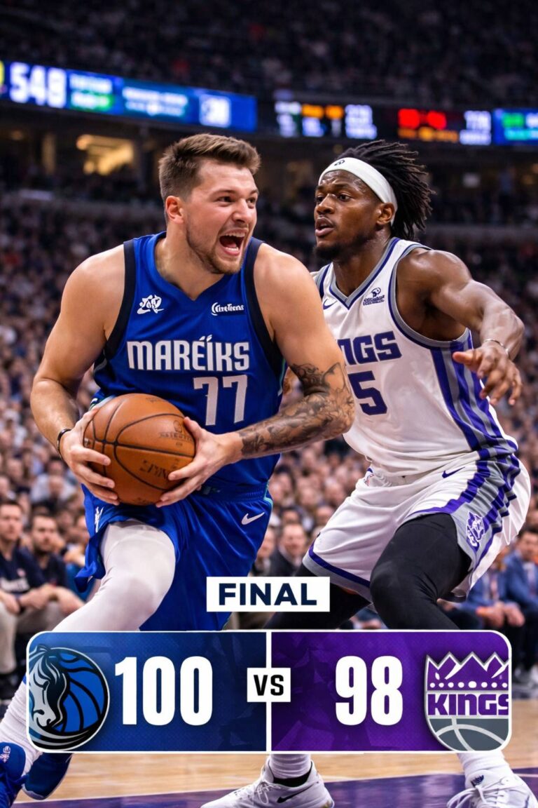 Fourth-Quarter Chaos Leaves Kings Short as Mavericks Steal Late Momentum