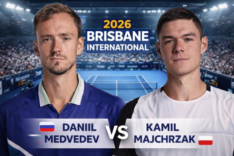 Daniil Medvedev vs Kamil Majchrzak — Brisbane International 2026 Quarterfinal Preview & Prediction