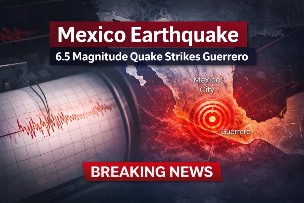 Mexico earthquake: Preliminary 6.5 magnitude quake triggers alerts in Mexico City
