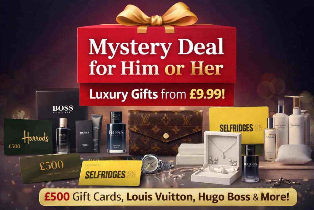 Mystery Deal for Him or Her: Luxury Brands from Just £9.99 — Is It Worth the Risk?