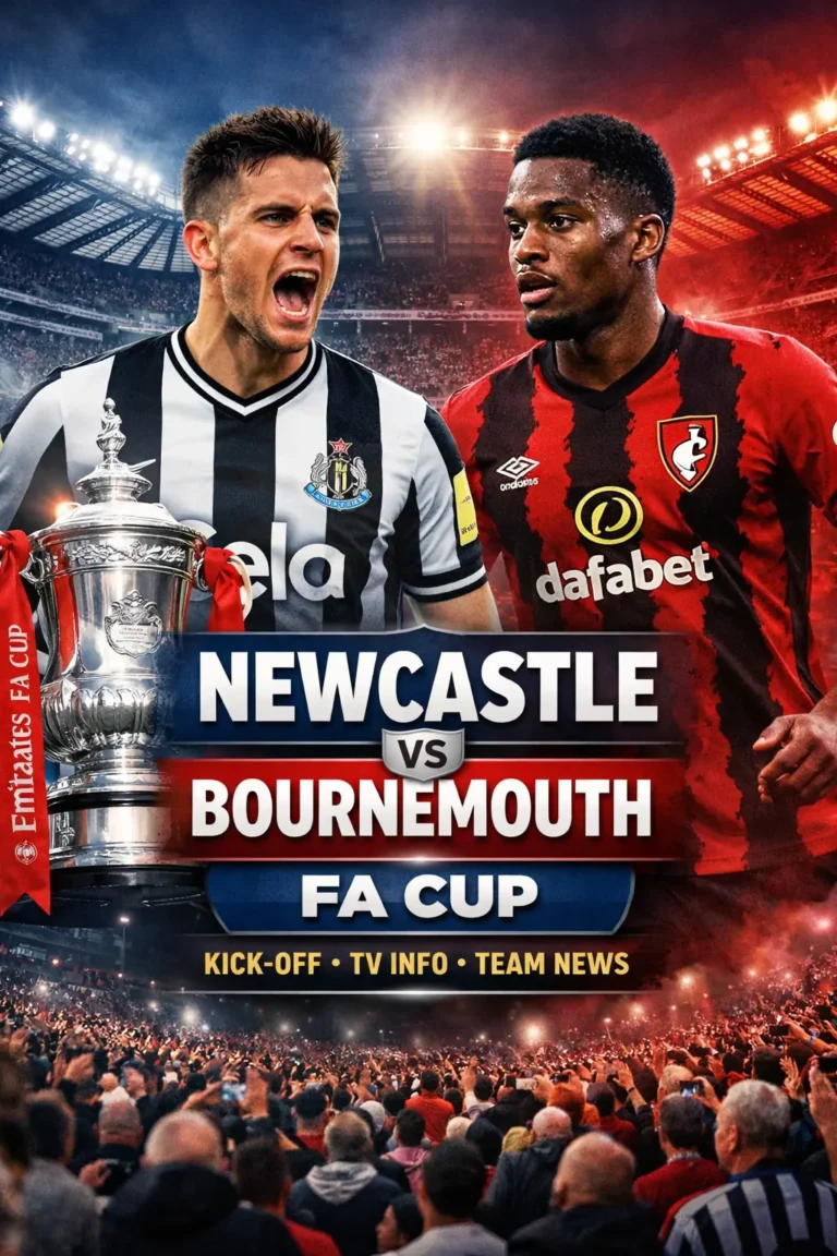Newcastle vs Bournemouth FA Cup: Kick-Off Time, TV Coverage and Team News