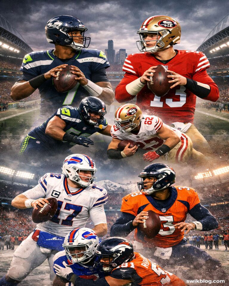 NFL Playoff Bracket Update: Seahawks-49ers and Bills-Broncos Locked In