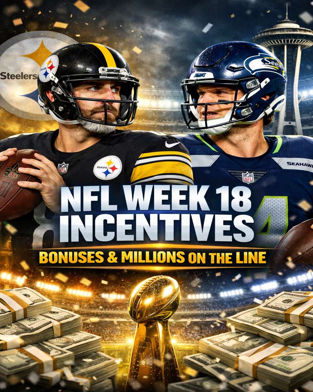 NFL Week 18 contract incentives as Aaron Rodgers and Sam Darnold chase bonuses