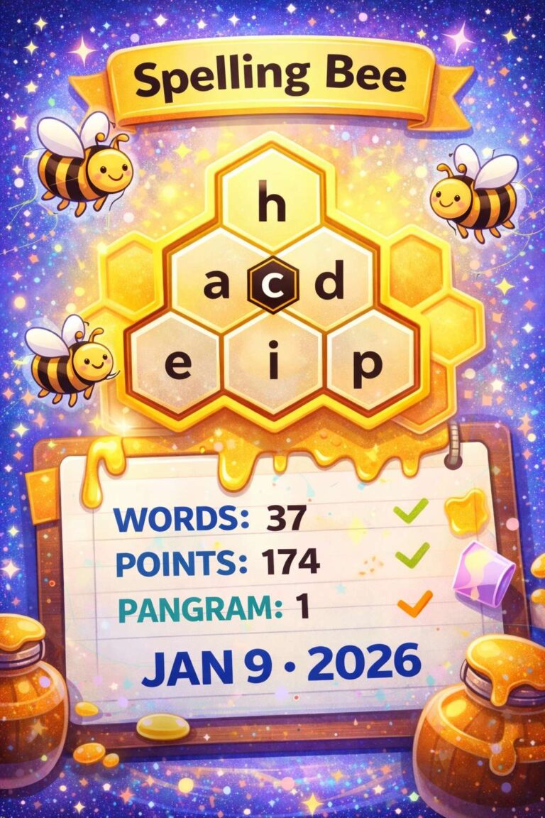 NYT Spelling Bee Answers and Stats Today – Full Grid Breakdown