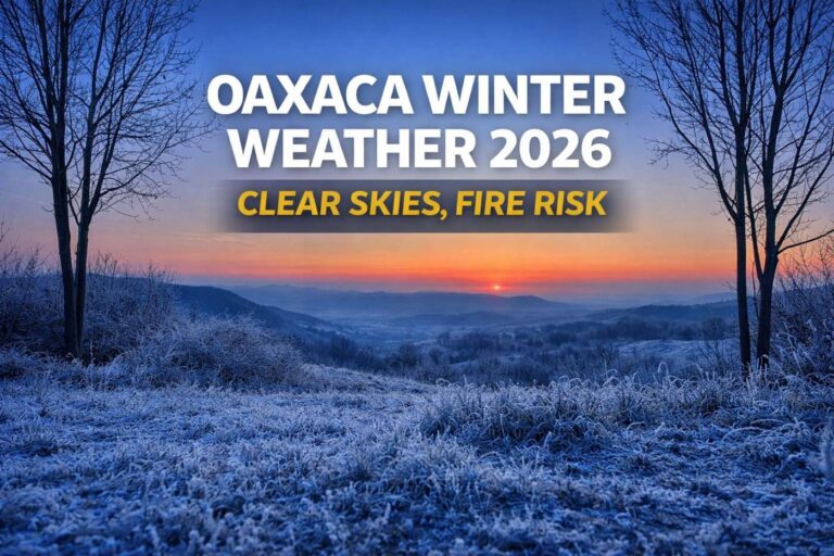 Clear Skies Hide a Risk: Why Oaxaca’s Dry Season Is Starting Early