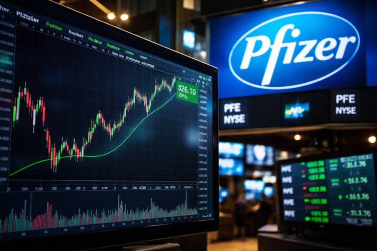 Pfizer Stock Price Today (Early US Market): PFE Trades Around $26.10 Ahead of the Open