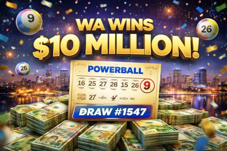 WA Powerball Winner Scoops $10 Million in Draw #1547 as Jackpot Splits
