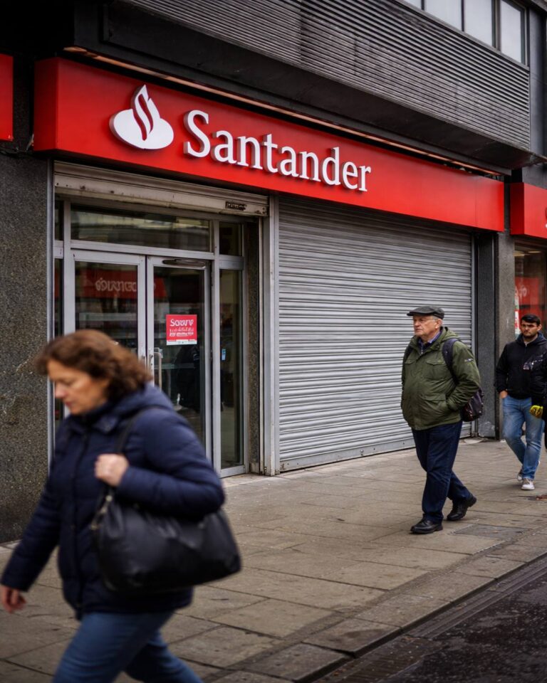 Santander Branch Closures: 44 UK Locations to Shut, Jobs at Risk