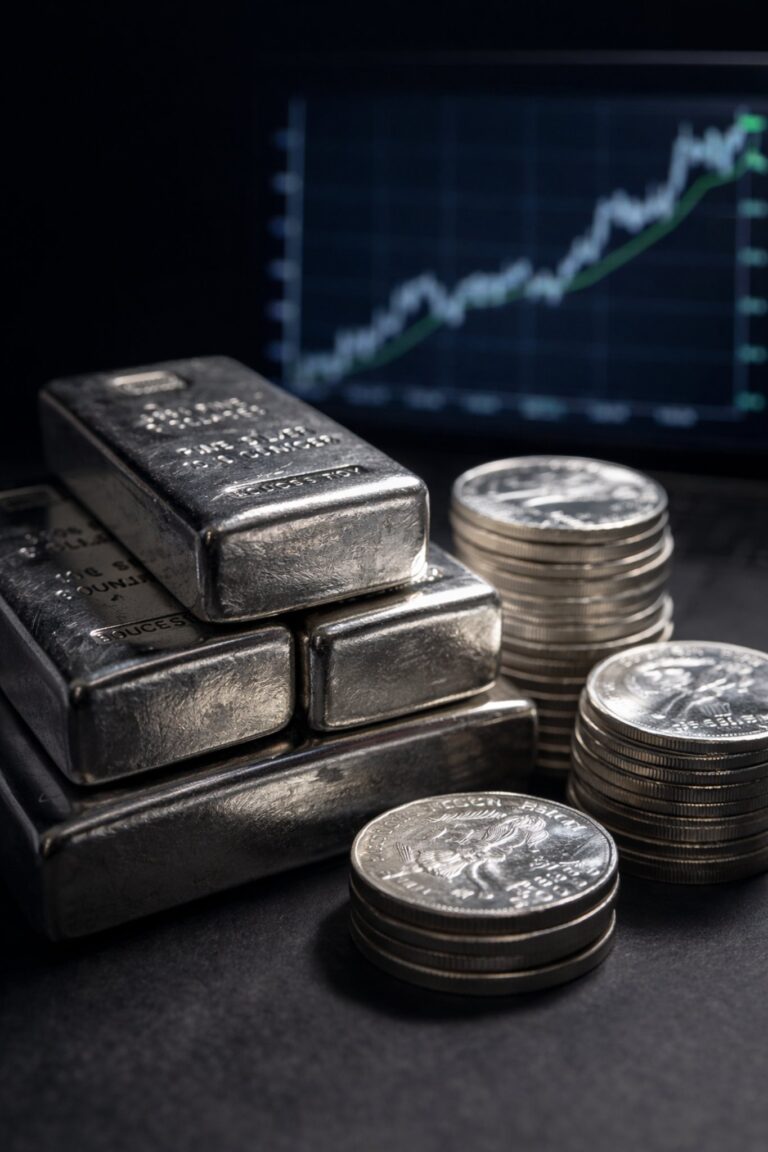 US silver price today on January 29, 2026 showing XAG/USD trading near $117 per ounce