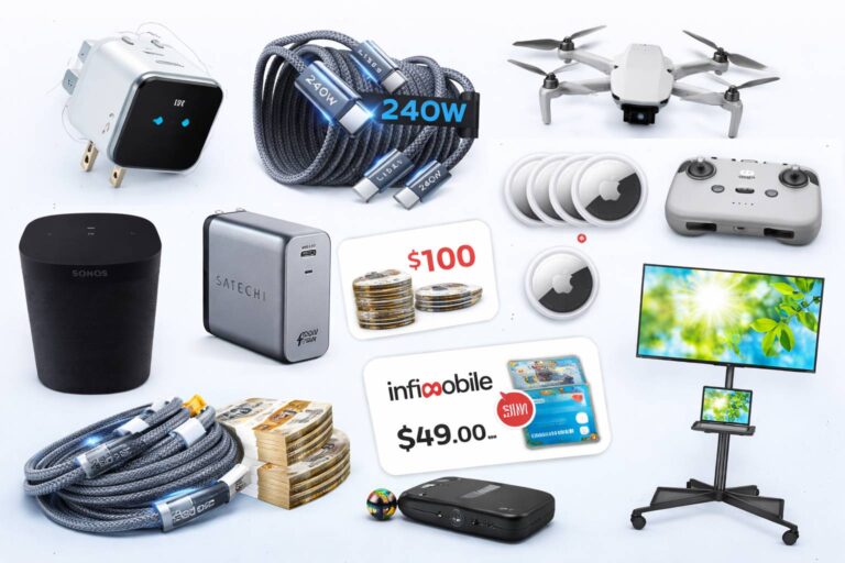 Trending Slickdeals front-page tech and shopping deals