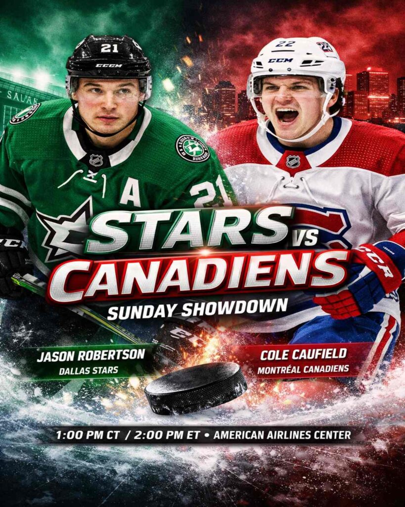 Stars vs Canadiens: Dallas Aims to End Four-Game Skid