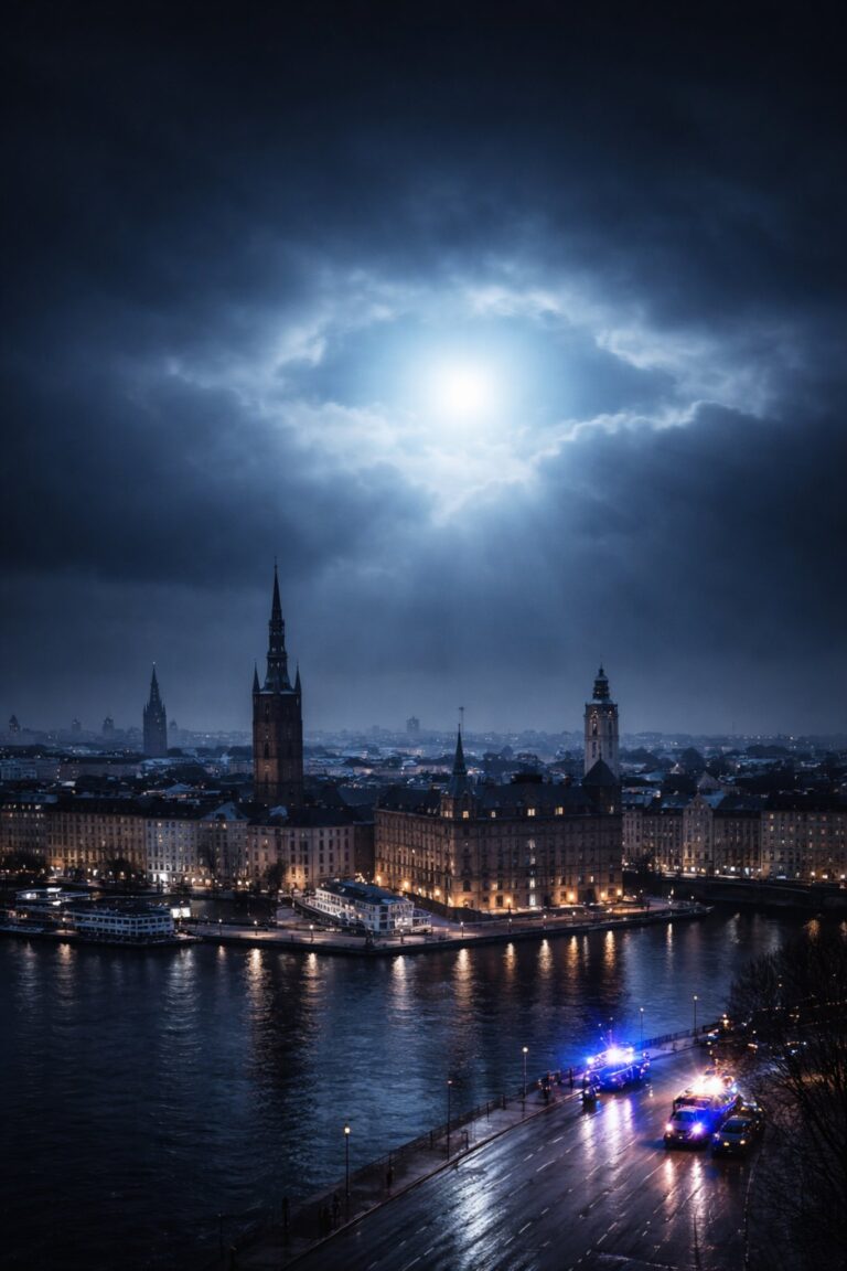 Unexplained Light in the Sky and Explosion Alerts Rock Stockholm Overnight