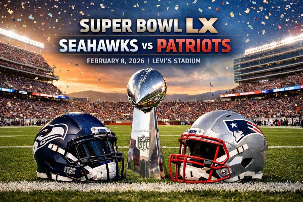 Super Bowl LX: Seahawks vs Patriots — Date, Kick-Off Time, Odds and Who Is Favored