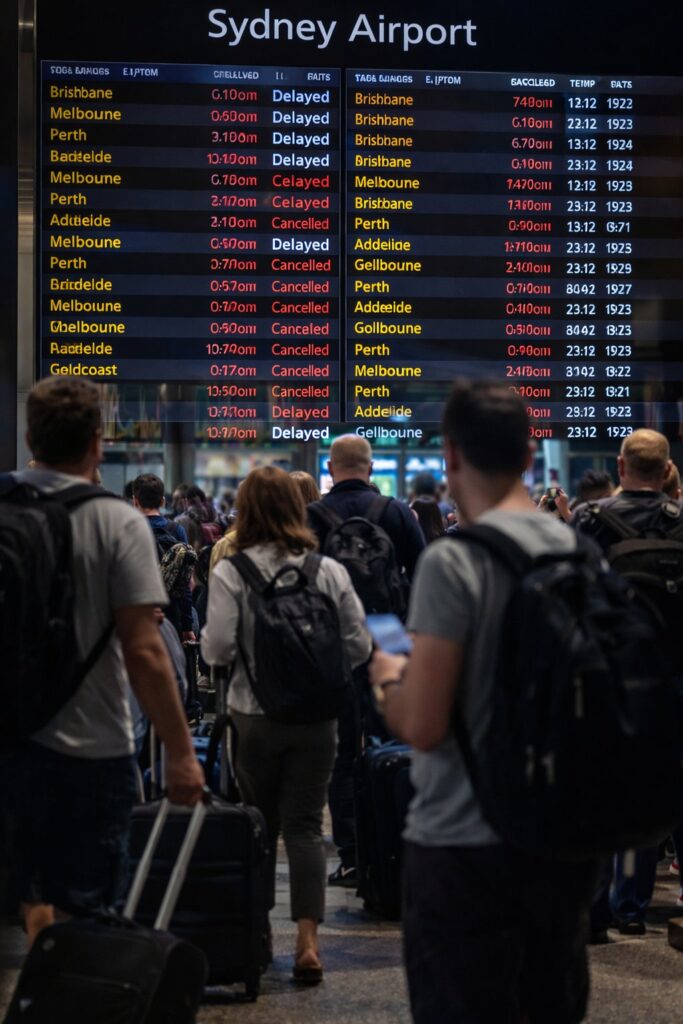 Sydney Airport in Chaos Today: Why Flights Are Delayed — And When Normal Service Could Return