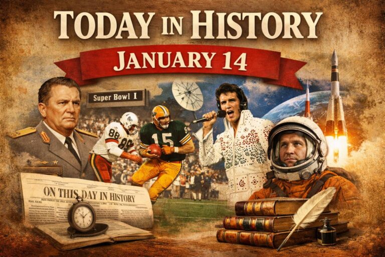 Today in History: What Happened on January 14
