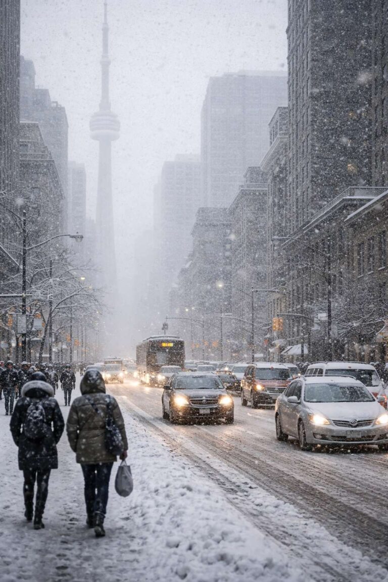 What the Orange Snowfall Warning Means for Toronto Today — Closures, Roads, Schools