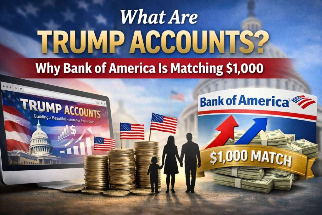 What Are Trump Accounts and Why Bank of America Is Matching $1,000