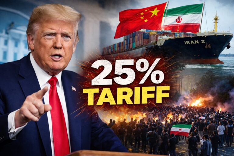 Trump Announces 25% Tariff on Countries Trading With Iran After Deadly Protest Crackdown