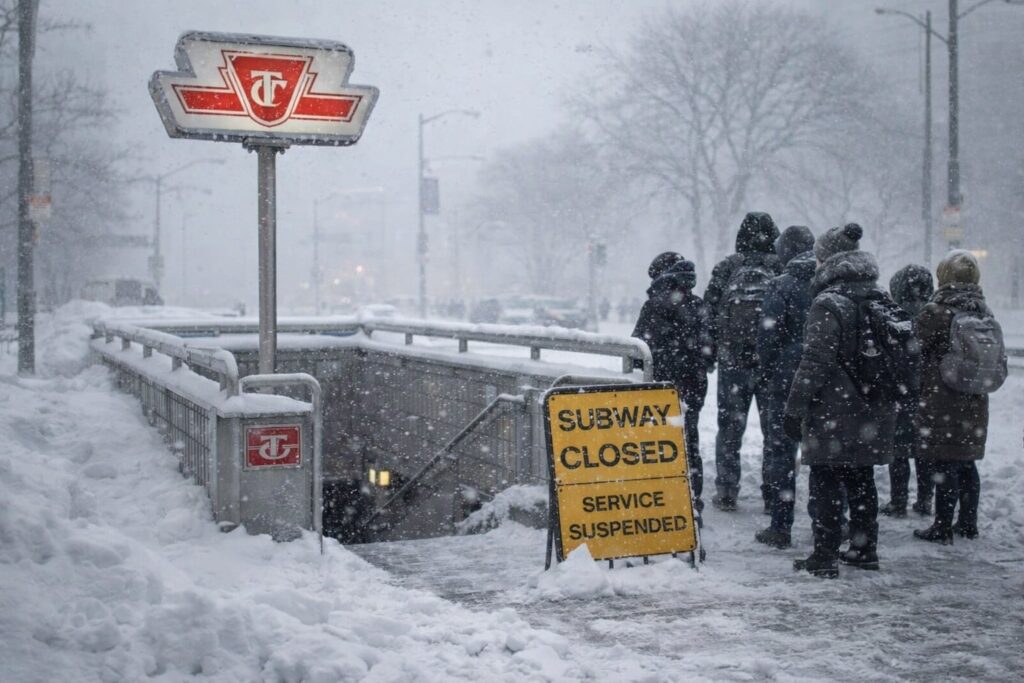 TTC Subway Shutdowns Spark Toronto Transit Chaos, Leaving Thousands Stranded in the Cold