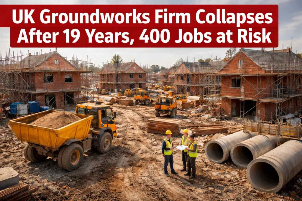 UK Construction Firm Supplying Major Housebuilders Collapses After 19 Years