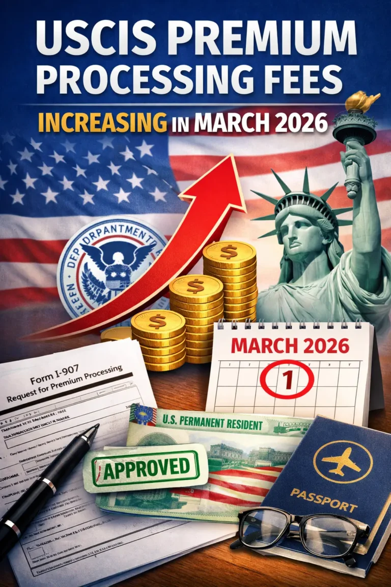 USCIS Premium Processing Fees Are Rising From March 1, 2026 — Here’s What Applicants Worldwide Should Know