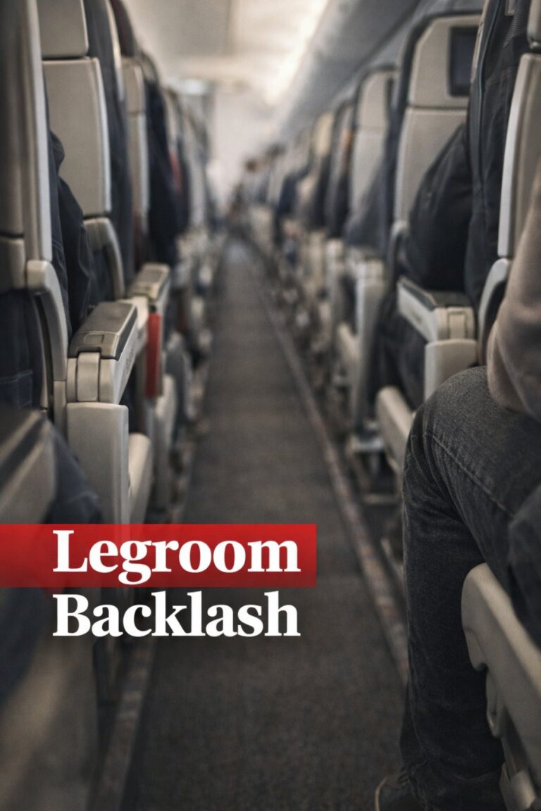 WestJet Backs Down After Passenger Backlash Over Reduced Legroom