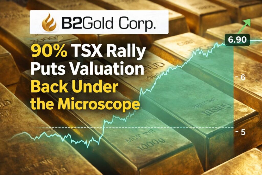 B2Gold’s 90% TSX Rally Puts Valuation Back Under the Microscope