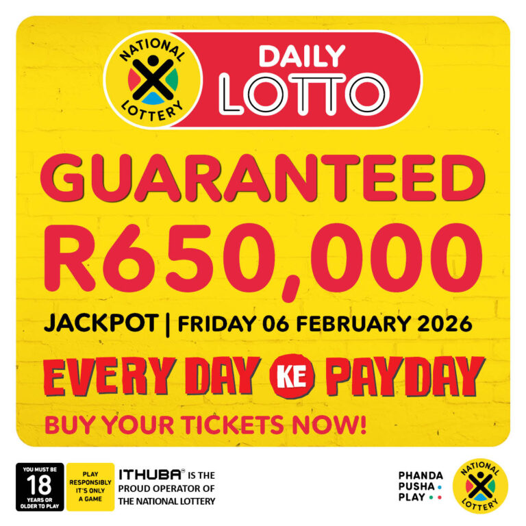 South Africa Daily Lotto Results: Draw 2519 Winning Numbers | 6 Feb 2026