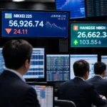 Asian Markets Slip as Japan GDP Misses Forecast, Lunar New Year Closures Thin Trading