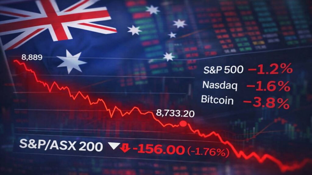ASX Today (Feb. 6, 2026): ASX 200 Slides Nearly 2% as Tech and Miners Sink