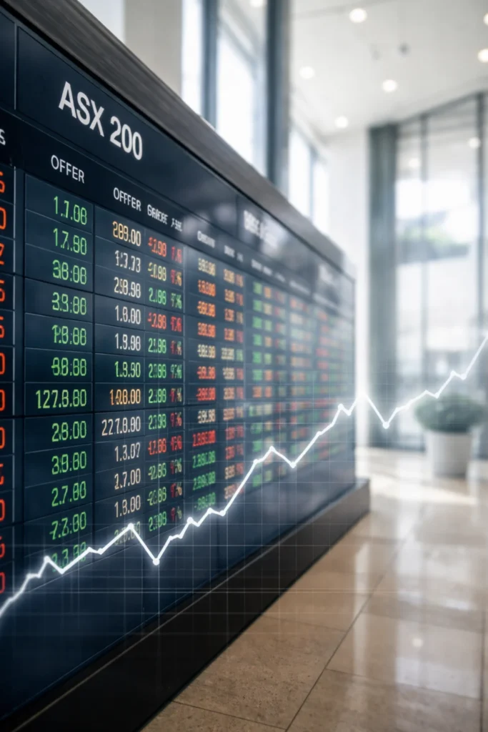 ASX 200 Nears Record High as 80 Companies Report Results Amid RBA Rate Hike Bets