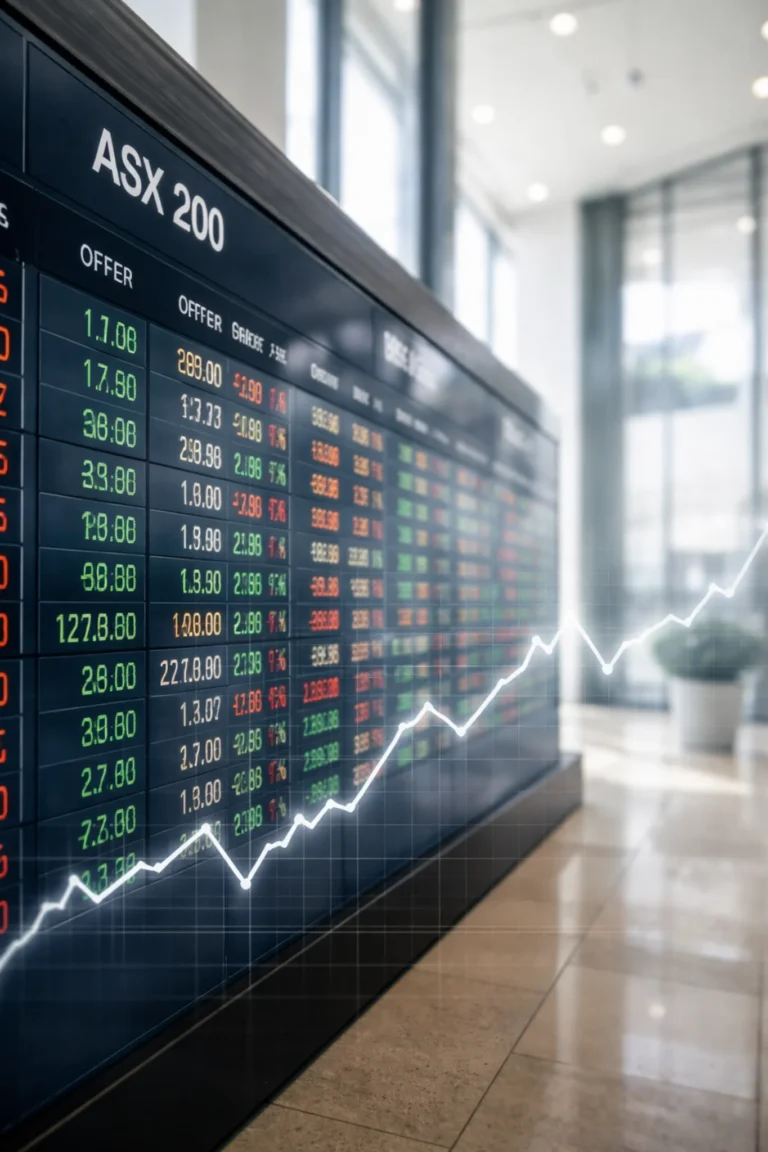 ASX 200 Nears Record High as 80 Companies Report Results Amid RBA Rate Hike Bets