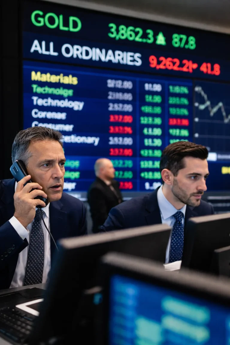 ASX Today: Gold Jumps 2% as Tech Slides 4% on Tariff Shock