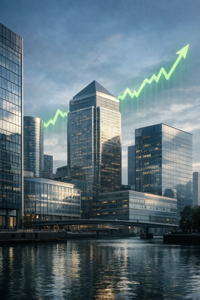 “An intraday price chart of Barclays shares showing a strong rise after the market open and consolidation near the 490p level.”