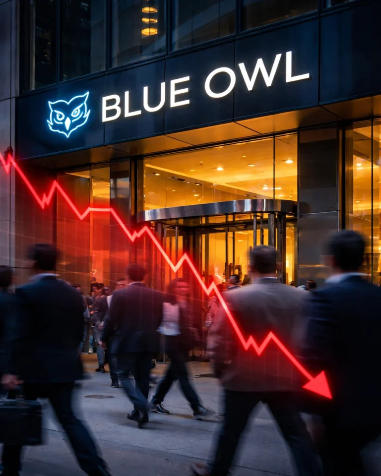 Blue Owl (OWL) Stock Today Drops 10% After $1.4B Loan Sale at 99.7% Par Amid Private Credit Liquidity Fears