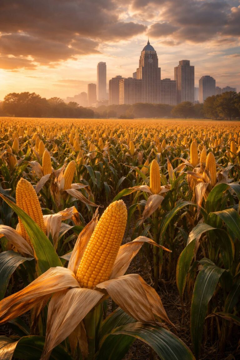 CBOT corn futures trading amid US agricultural market focus after USDA report
