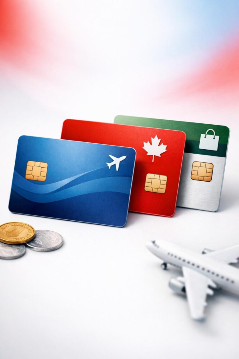 Credit card offers in Canada featuring cash back and travel rewards cards