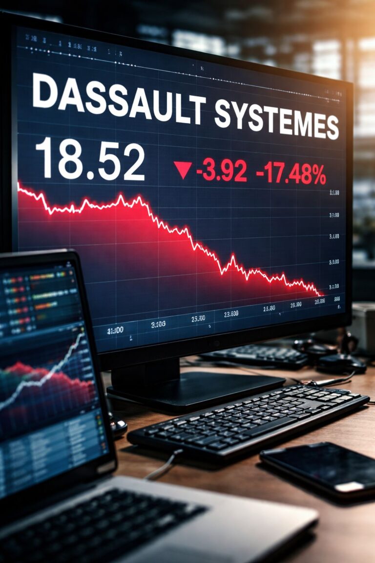Dassault Systèmes Share Price Today: DSY Crashes 17% After Weak 2026 Outlook