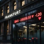 DAX index slips in early trading at Frankfurt Stock Exchange