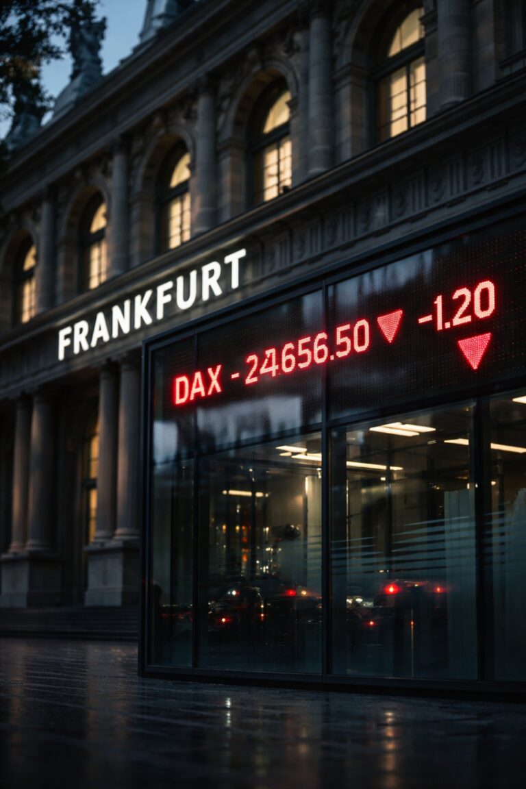 DAX index slips in early trading at Frankfurt Stock Exchange