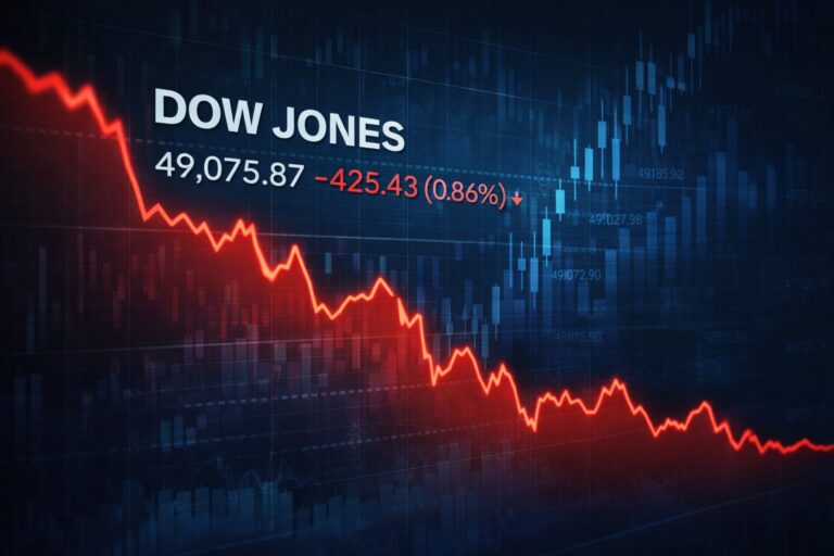 Dow Jones Slides as Nasdaq Extends Worst 3-Day Sell-Off Since 2025