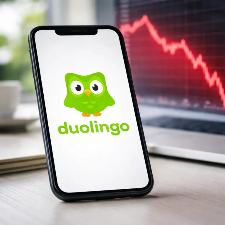 Duolingo Stock Today Plunges 22% After Q4 Earnings as 2026 Growth Slows and AI Rollout Expands
